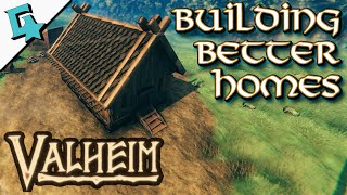 Building Better Homes In Valheim  Beginner to Intermediate Building Tutorial [upl. by Zachery]