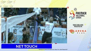 Aduke Ogunsanya walks off scary fall in set 3  2024 PVL AllFilipino Conference [upl. by Chuch]