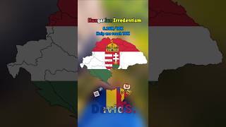 Hungarian irredentism mapchart geography europe mapper shorts hungary viralvideo maping [upl. by Trista35]