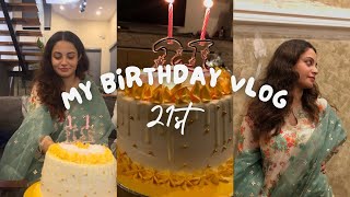 MY 21ST BIRTHDAY VLOG  CELEBRATING MY BIRTHDAY WITH FAMILY  GIFT FROM PARENTS [upl. by Sig141]