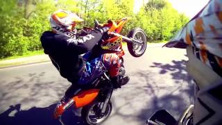 KTM 640 Wheelie Fail  Bye Bye KTM [upl. by Ariet807]