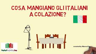 LA COLAZIONE DEGLI ITALIANI lessico [upl. by Kiele]