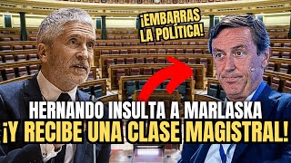 💥El MACARRA de Hernando INSULTA a Marlaska y RECIBE una LECCIÓN MAGISTRAL [upl. by Hsiwhem]