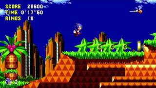 Sonic CD XBLA  Palmtree Panic Zone 2 Present Playthrough Sonic Original Spin Dash [upl. by Denman]