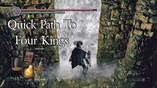 Quick Path To Four Kings Runback from Firelink Shrine DARK SOULS REMASTERED [upl. by Aleihs437]