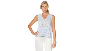 MarlaWynne Sleeveless Twist Front Top [upl. by Aisel]