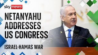 Benjamin Netanyahu addresses US Congress [upl. by Remo]