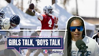 Girls Talk Boys Talk Its Game Time  Dallas Cowboys 2024 [upl. by Lusar]