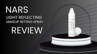 NARS LIGHT REFLECTING MAKEUP SETTING SPRAY  DEMO AND REVIEW ON DRY SKIN [upl. by Icram]