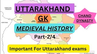 Uttarakhand HISTORYUttarakhand GKClass5Chand Dynastyukpcs2024 uttarakhandgk upsc ukgknotes [upl. by Baniez629]