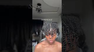 ShrinkageNaturalHairShrinkage TwoStrandTwist ShrinkageJourney CurlyHairRoutine NaturalHairStyle [upl. by Bowers]