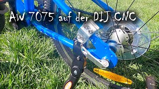 AW 7075 auf der DIY CNC  Der Fahrradständer [upl. by Enilasor]