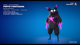 Nova skin FOFFO FANTASMA Loja de Hoje Fortnite 1910  Loja de itens do Fortnite [upl. by Chretien191]