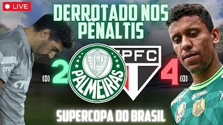 COLETIVA DO ABEL  FINAL SUPERCOPA DO BRASIL  PALMEIRAS 02X40 SÃO PAULO VemPraLive [upl. by Chappy828]