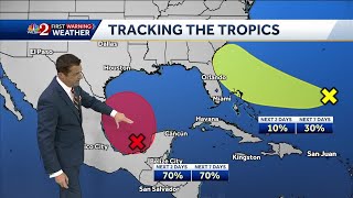 Tracking the Tropics First named storm possible in Gulf of Mexico [upl. by Enyledam131]