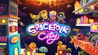 Spacefolk City  VR City Simulator Reveal Trailer [upl. by Haskel]