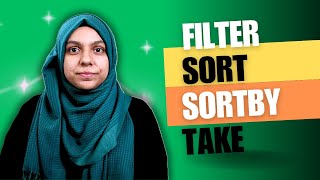 How to Use Filter Sort Sortby amp Take Functions in Microsoft Excel  Excel [upl. by Mullane974]