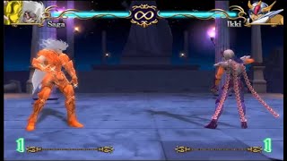 Saint Seiya  Geminis Saga V2 Vs Ikki Espectro [upl. by Kingsly]