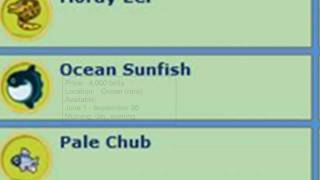 Animal Crossing City Folk Fish Guide [upl. by Nelubez195]