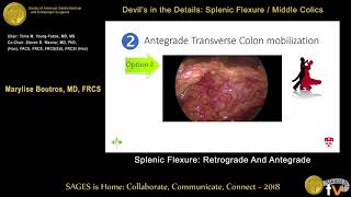 Splenic flexure Retrograde amp antegrade [upl. by Andromache]