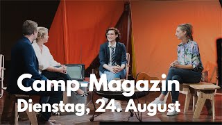 CampMagazin der UtopieKonferenz 2021 – mit Ferda Ataman Lanna Idriss und Detlef Grooß [upl. by Hogle]