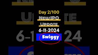 Day 2100 Swiggy IPO 😍🍛🌯Share Market sharemarket stockmarket ipo swiggy swiggyipo stocks [upl. by Sulohcin]