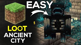 How To Loot The Ancient City Easily In Minecraft  Easy Guide [upl. by Tay]