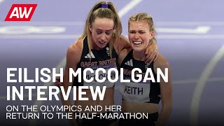 Eilish McColgan on that moment with Megan Keith at the Olympics and her return to the halfmarathon [upl. by Eri215]