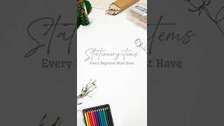 Stationery items  Every beginner must have 😱🌷 shorts stationery [upl. by Nomelc]