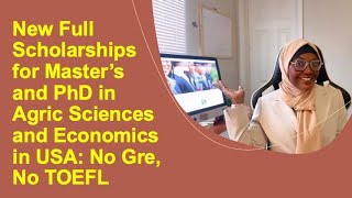 100 Scholarships for Master’s amp PhD in Agric Related Programs amp Economics  these US Universities [upl. by Ahsaeyt]