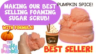 How I Make Our Best Selling Sugar Scrub  Foaming Sugar Scrub Tutorial  DIY Sugar Scrub [upl. by Ika]