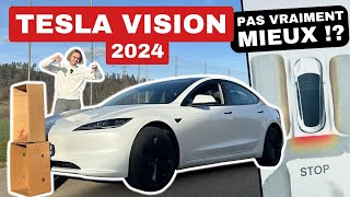 Tesla Vision 2024 lessai en CONDITIONS RÉELLES [upl. by Guillema666]