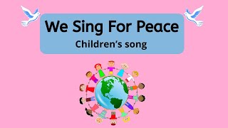 We Sing For Peace  Childrens Remembrance Day Song With Lyrics By Singalong School Songs [upl. by Zaneski]