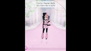 Pastel Goth🖤💓Dress to impress dresstoimpress roblox edit roadto300subs [upl. by Norrahc]