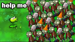 I Beat 100 Of Plants Vs Zombies For The Nostalgia [upl. by Esirtal]