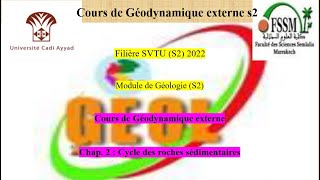 coure de géodynamique externe S2 cycle des roches sédimentaires svi et svtu 2022 [upl. by Gerda454]