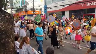 Festa de ColatinaES Desfile 2º vídeo marca o 22824 5ªf POR repórter Paulo Maciel [upl. by Yelsew]