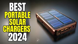 5 Best Portable Solar Chargers 2024 [upl. by Matelda428]