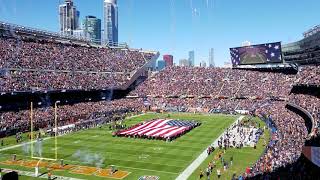 Soldier field flyover 102118 [upl. by Borrell]