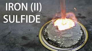 Making Iron II Sulfide [upl. by Yrrah]