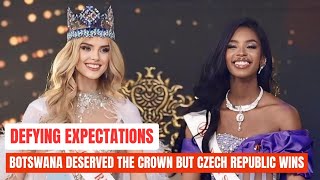 🤯Miss World BOTSWANA EXPECTS the CROWN CZECH REPUBLIC WINS🤩 [upl. by Daniella]