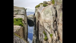 Kjeragbolten Climbing and Boarding [upl. by Brightman]