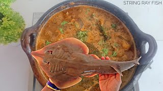 Strigray fish cooking recipe  by vasi lovely food [upl. by Ameekahs672]