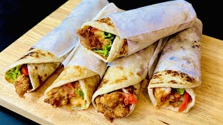 Zinger Paratha Roll Recipe  chicken Zinger Roll Recipe [upl. by Naoh]