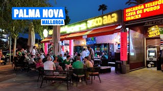 Palma Nova Mallorca 🇪🇸 Nightlife 🍺 [upl. by Eartha]