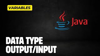 Variable in Java Input Output  Data type Complete Java course Lecture 2 [upl. by Havard]