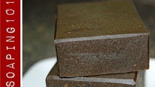 How to Make Pine Tar Soap eczema  psoriasis  Soaping101 [upl. by Rratsal]