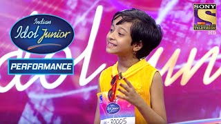 Ronita Delivers A Sweet Performance On Mera Saaya Saath Hoga  Indian Idol Junior 2 [upl. by Politi]