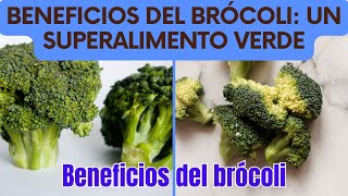 Beneficios del Brócoli Un Superalimento Verde [upl. by Schonthal937]