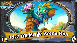 120 Already In This Meta DKMage Dual Class Hearthstone Arena Run [upl. by Einalem721]